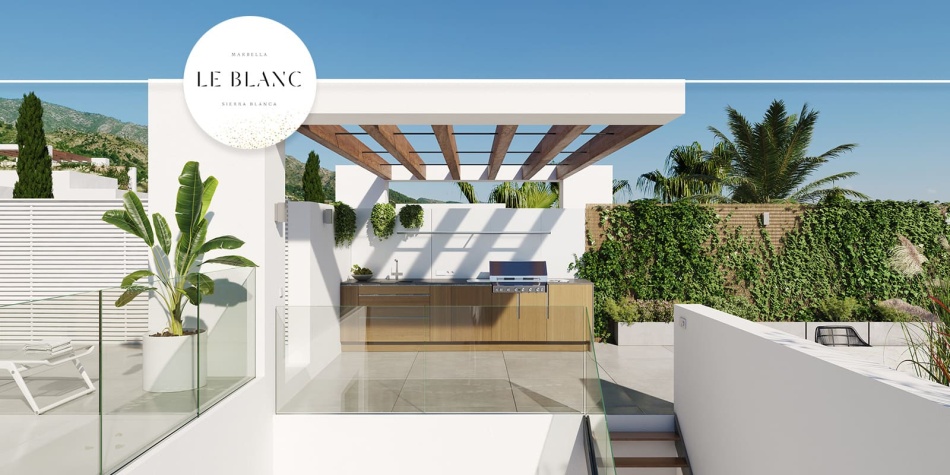 Le Blanc. Premium features include a kitchen on the roof.