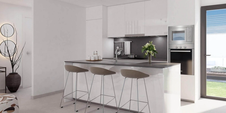 Affordable new build apartments in Benhavis. Kitchen