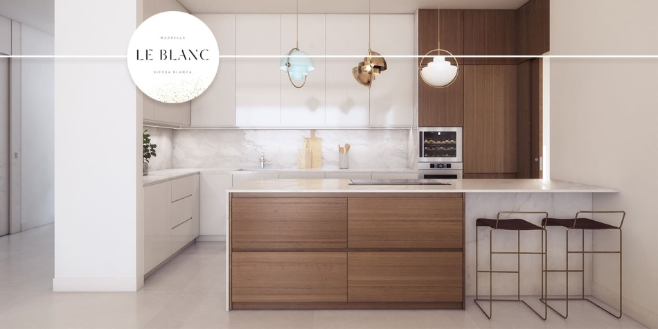 Le Blanc. Contemporary, ergonomic kitchen concept.