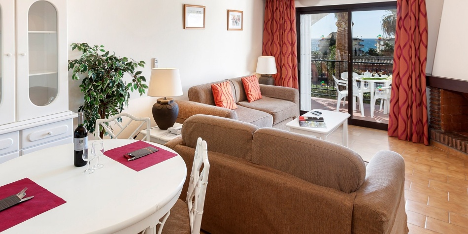 Living Room in Delta Mar Apartments in Riviera del Sol, Mijas